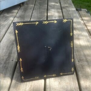 Black and Gold Arrow Design Frame